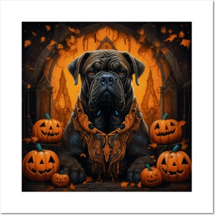 Mastiff Halloween Posters and Art